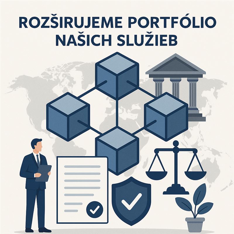 Rozširujeme portfólio služieb: Zastrešenie procesu získania povolenia na prevádzkovanie DLT infraštruktúr